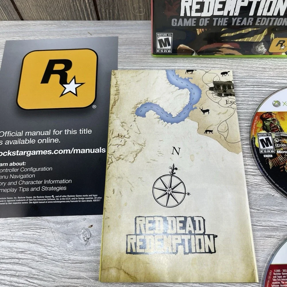 Red Dead Redemption: Game of the Year Edition - Xbox 360 Tested Working